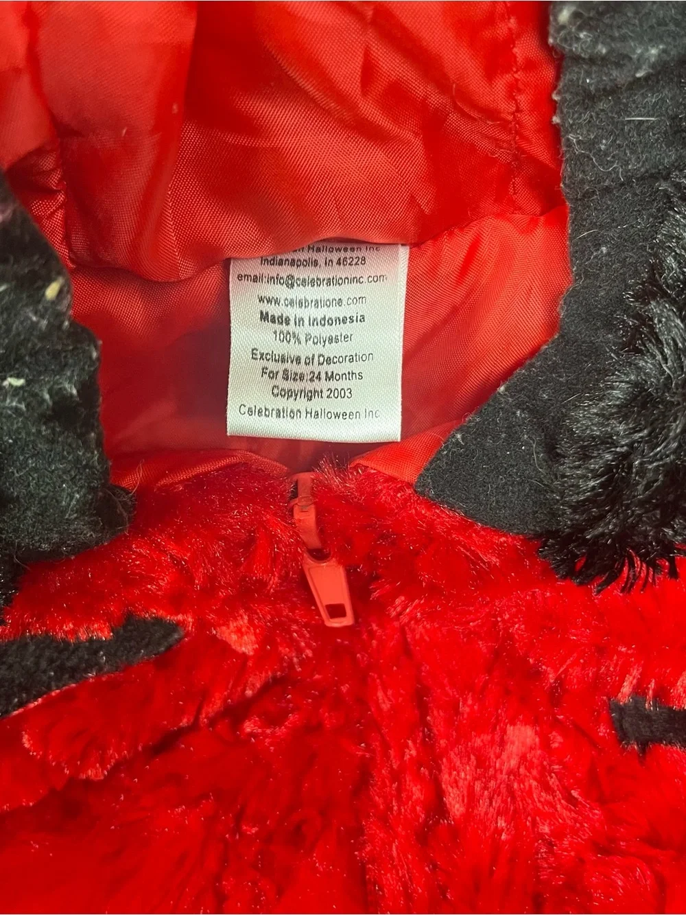 Lady Bug Baby Costume 24m